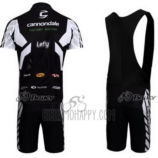 Cannondale Cycling Jersey Bib Short 2012 Men Short Sleeve Black